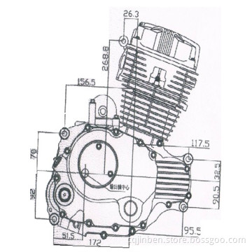 Cg175 Vertical Motorcycle Engine (162FMK)